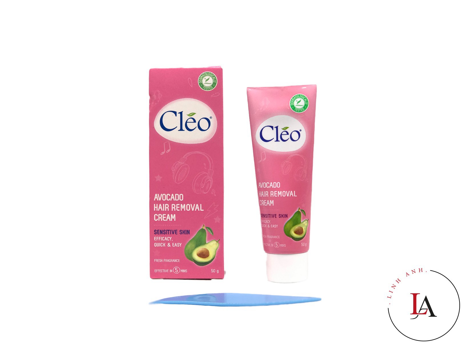 Tẩy lông Cleo 25g hồng