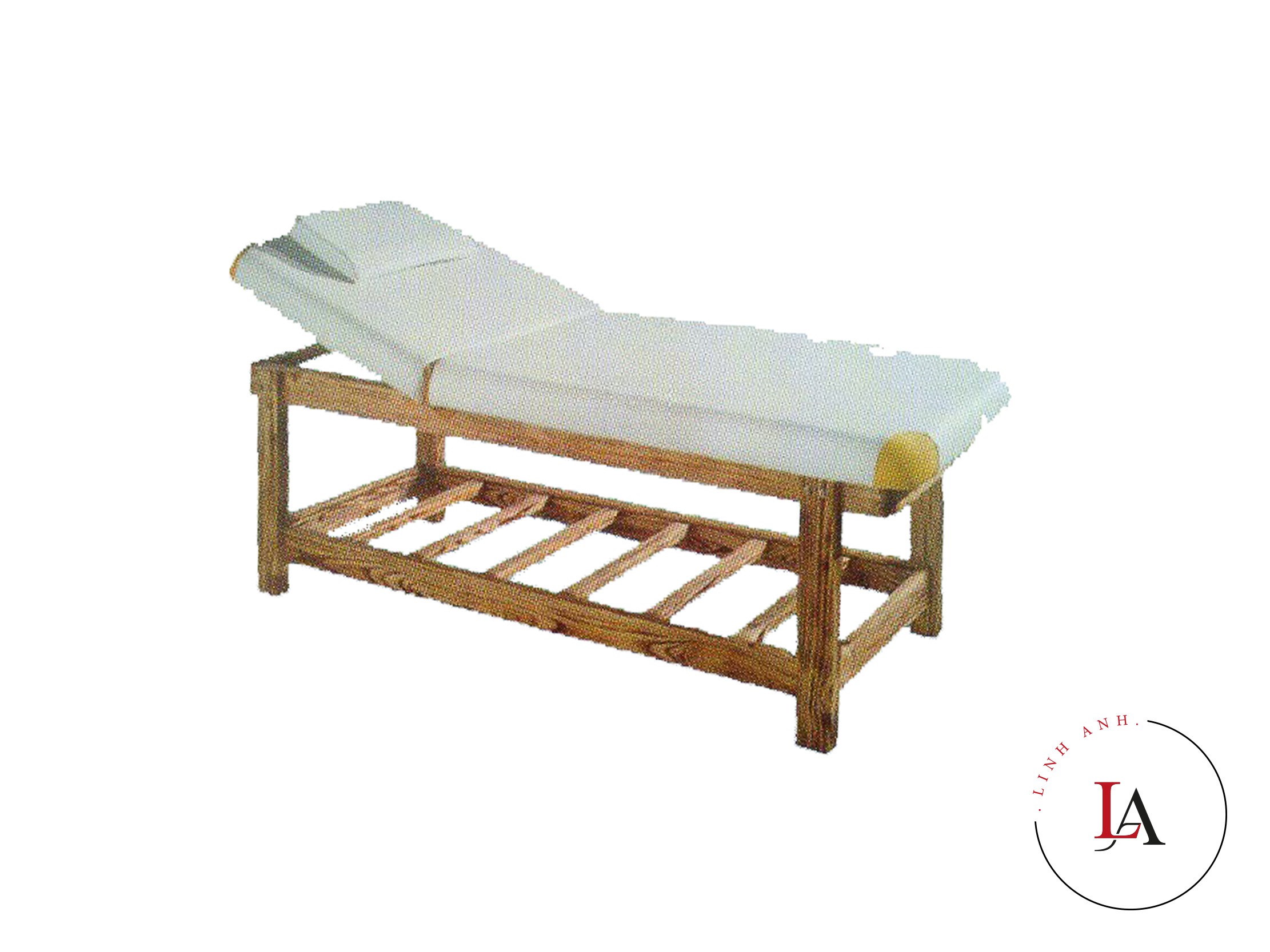 Massage khung gỗ đệm mút HQH908