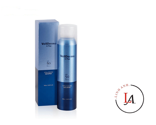 Xịt chống nắng wellderma 150ML